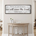 Joshua 24:15 - We Will Serve The Lord Sign II by Tailored Canvases