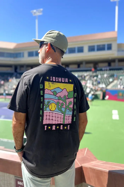 Joshua Tree Desert Tennis Tee by Ace The Moon