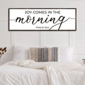 Joy Comes In The Morning Faith Sign III by Tailored Canvases