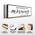 Joy Comes In The Morning Faith Sign III by Tailored Canvases