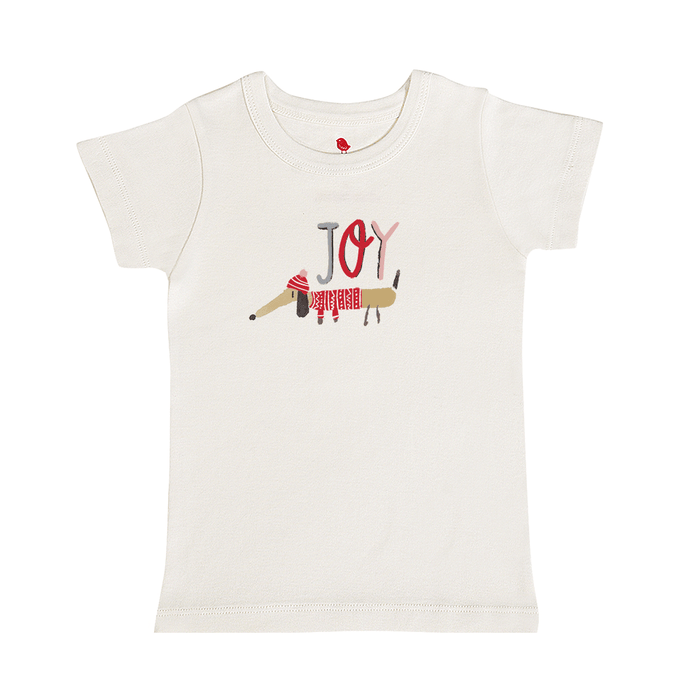 graphic tee | joy dog by Finn + Emma