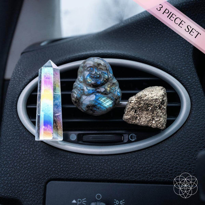 Joyous Traveler - Floating Crystal Car Kit by Conscious Items