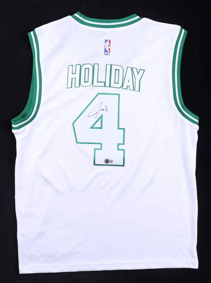 Jrue Holiday Signed Jersey (Beckett) Boston Celtics by Price Is Right Miami