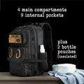 JUG 30L Dad Diaper Bag Backpack - Black by Active Doodie Gear­®