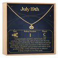 July 19th Cancer Necklace by Dear Ava