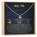 July 7th Cancer Necklace by Dear Ava
