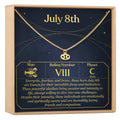 July 8th Cancer Necklace by Dear Ava