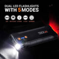 Jump Starter 1000A Peak 20000mAh 12V Car Jumper Black T8 MAX by DailySale