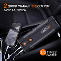 Jump Starter 1000A Peak 20000mAh 12V Car Jumper Black T8 MAX by DailySale