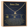 June 21st Cancer Necklace by Dear Ava