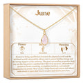 June Birthday Alexandrite Birthstone Necklace by Dear Ava