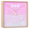 June Birthday Gemstone Necklace