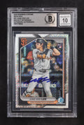 Jung Hoo Lee Signed 2024 Bowman Chrome Mega Box #67 RC (BGS | Autograph Graded BGS 10) Rookie Card | Autograph Graded BGS 10 | Beckett Witnessed by Price Is Right Miami