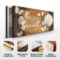 Just Breathe Sign XIII by Tailored Canvases