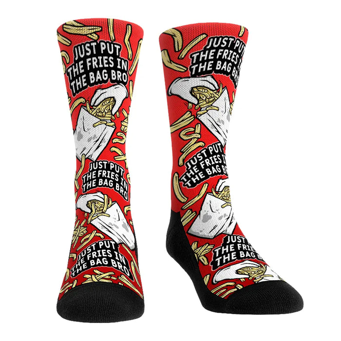 Just Put The Fries In The Bag Bro by Rock 'Em Socks