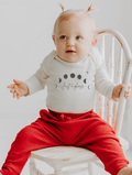 graphic bodysuit | just a phase by Finn + Emma