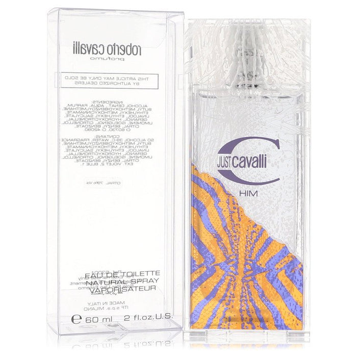 Just Cavalli by Roberto Cavalli Eau De Toilette Spray 2 oz for Men by Avera Group