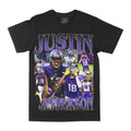 Justin Jefferson "18" Graphic Tee by Obsessed with graphic tees