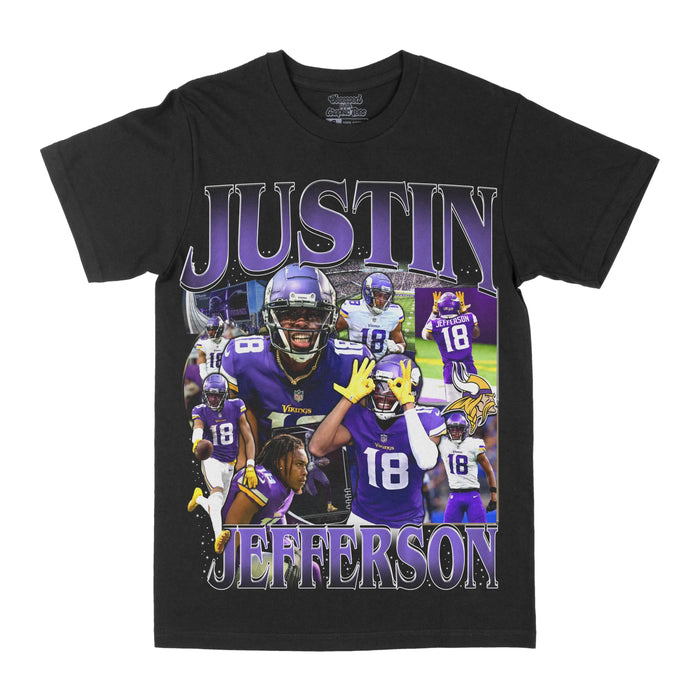 Justin Jefferson "18" Graphic Tee by Obsessed with graphic tees