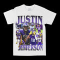 Justin Jefferson "18" Graphic Tee by Obsessed with graphic tees