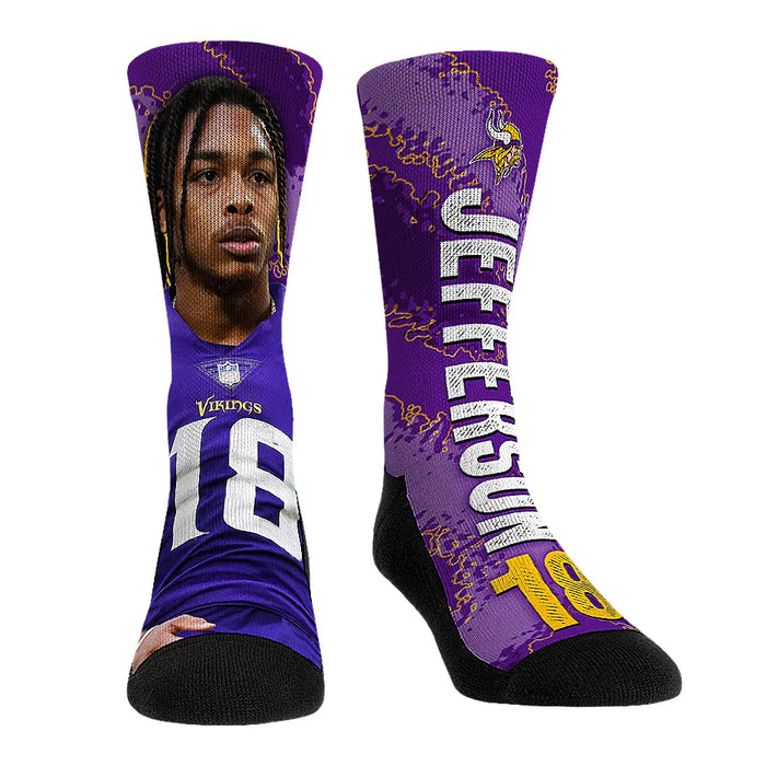 Justin Jefferson - Minnesota Vikings - Big Player by Rock 'Em Socks