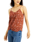 Hippie Rose Juniors Knot-Front Camisole by Vanessa Jane