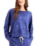 Jenni on Repeat Super Soft Crew Sleep Top by Vanessa Jane