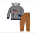 Kids Headquarters Little Boys Print Shirt and Joggers by Vanessa Jane