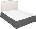 Pleated Bed Skirt, Easy Fit Bed Skirt, 14 Inch Tailored Drop Bed Skirt by Vanessa Jane