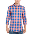 Club Room Mens Herringbone Plaid Pocket Shirt by Vanessa Jane