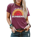 Kaislandy Women's You are My Sunshine T Shirt by DailySale