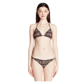 Eidon Junior's Kali Triangle Slider Bikini Top Swimsuit, Somerset Black, Large by Vanessa Jane