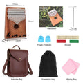 Kalimba 17 Keys Thumb Piano with Tuning Hammer and Bag by DailySale