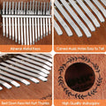 Kalimba 17 Keys Thumb Piano with Tuning Hammer by DailySale