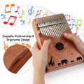 Kalimba 17 Keys Thumb Piano with Tuning Hammer by DailySale