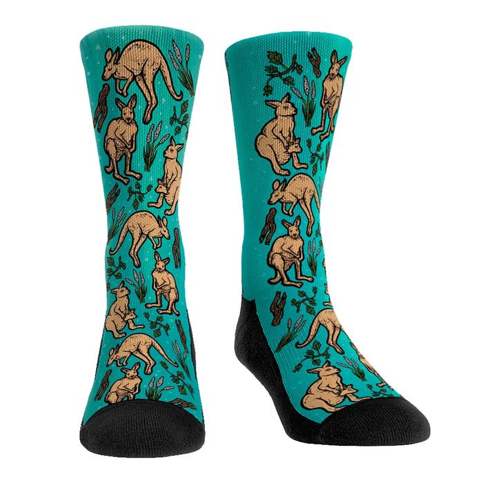 Kangaroos All-Over by Rock 'Em Socks