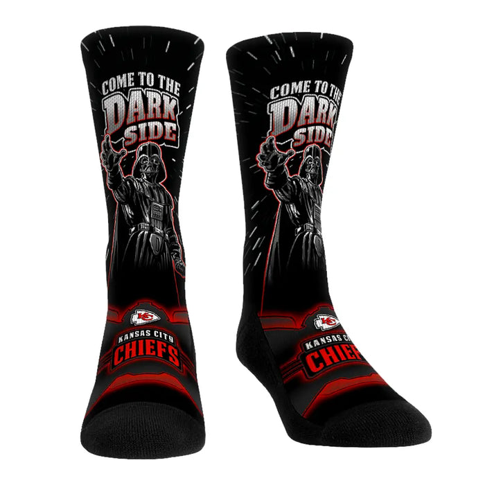 Kansas City Chiefs - Star Wars - Dark Side by Rock 'Em Socks
