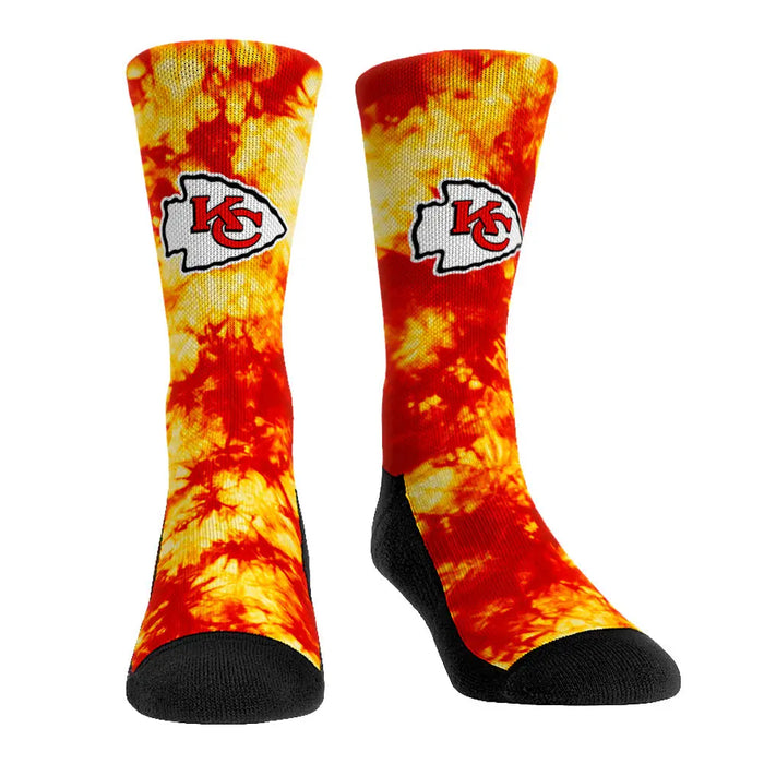Kansas City Chiefs - Team Tie Dye by Rock 'Em Socks