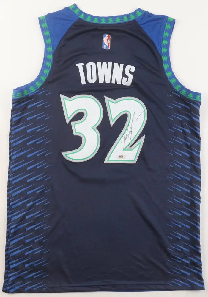 Karl-Anthony Towns Signed Jersey (PSA) Minnesota Timberwolves by Price Is Right Miami