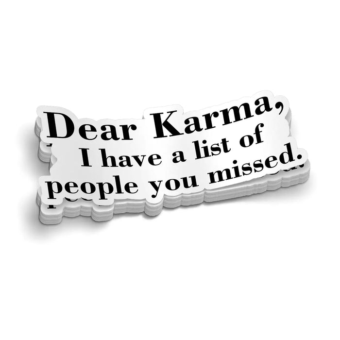 Karma Hard Hat Decal by Armed American Supply