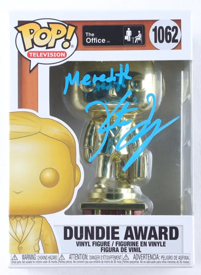 Kate Flannery Signed The Office Dundie Funko Pop #1062 (JSA) by Price Is Right Miami