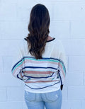 Kate Striped Wide Neck Top by Boutique 23
