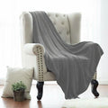 Kathy Ireland Flannel Solid Microplush Bed Blankets by DailySale
