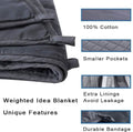 Kathy Ireland Weighted Blanket with Glass Beads by DailySale