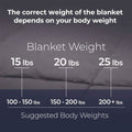 Kathy Ireland Weighted Blanket with Glass Beads by DailySale