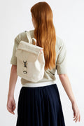 Kaut Mini Backpack Ecru by Lefrik USA