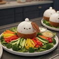 Kawaii Dumpling Plushie | 8" Xiǎo Lóng Bāo Soup Dumpling Plush Toy by ozznekshoes