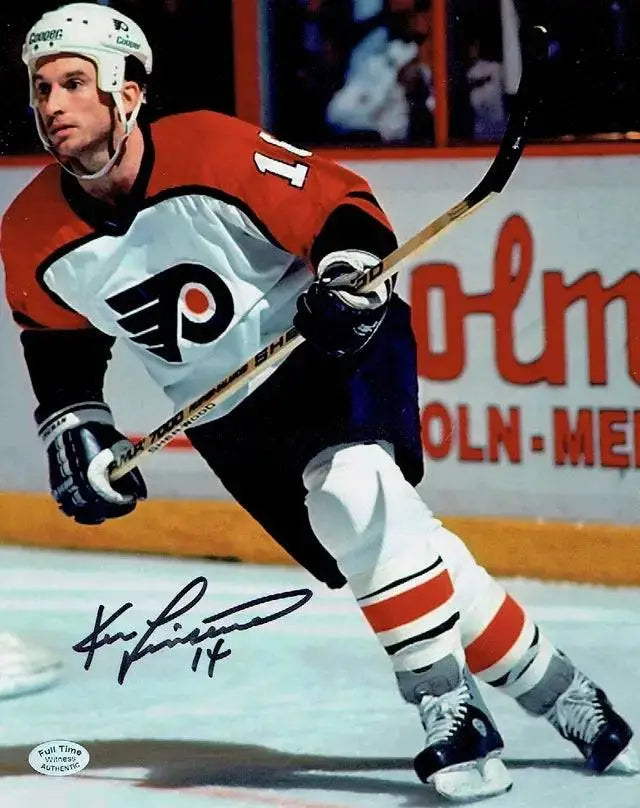 Ken Linseman Philadelphia Flyers Autographed 8x10 Photo Full Time coa by Price Is Right Miami