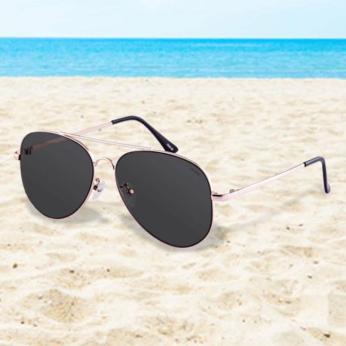 Kensie Carissa Women's Shiny Metal Aviator Sunglasses by DailySale