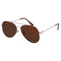 Kensie Carissa Women's Shiny Metal Aviator Sunglasses by DailySale